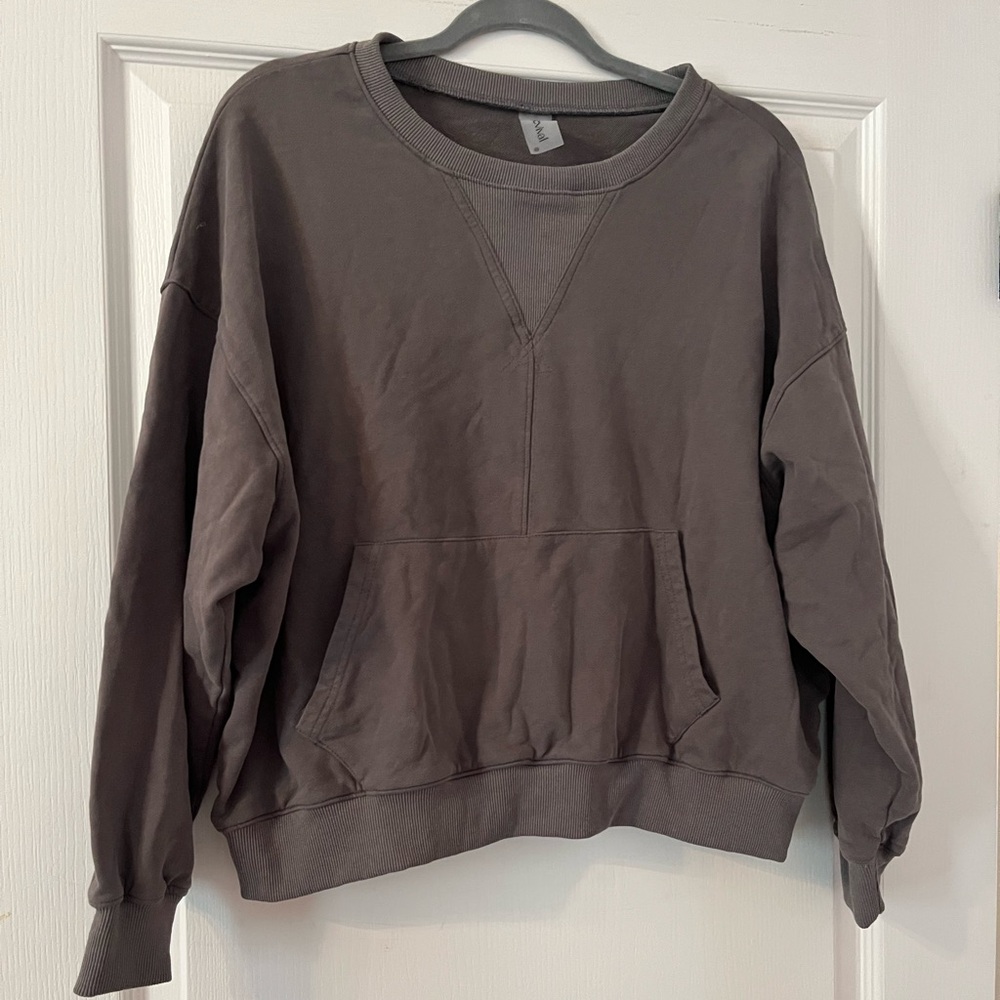 Altar’d State / AS Revival Gray Sweatshirt with Front Pocket